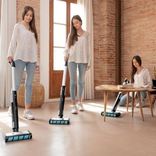 Aspirador Lava e Aspira sem Fio Cecotec FreeGo Wash 40W 40min Depósito Autolimpeza