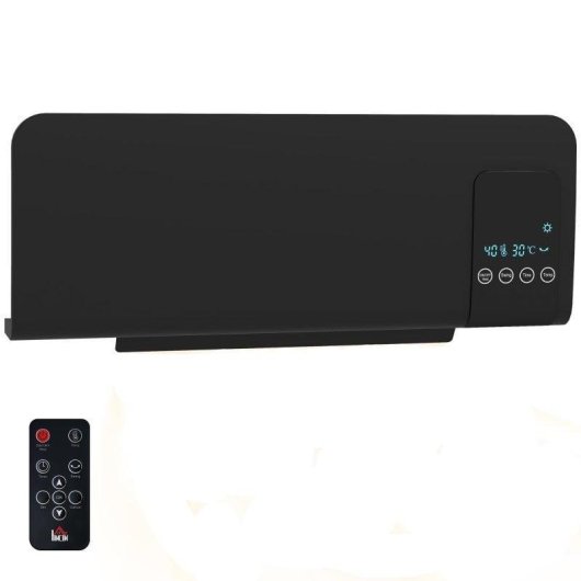 Homcom Calefactor Eléctrico de Pared con Control Remoto 2000W