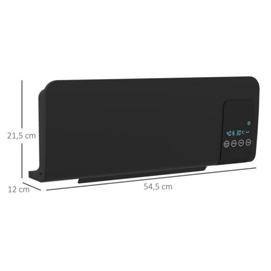 Homcom Calefactor Eléctrico de Pared con Control Remoto 2000W