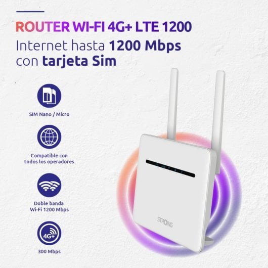 Starker 4G+ROUTER1200 LTE 1200 WLAN-Router