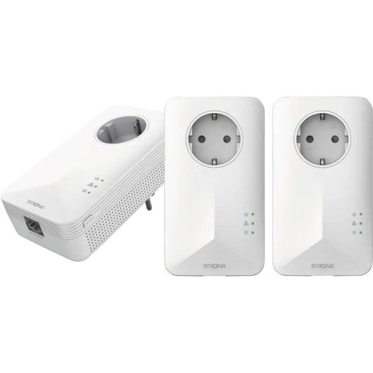 Adaptador Powerline Triple Pack Strong Powerline 1000 Gigabit