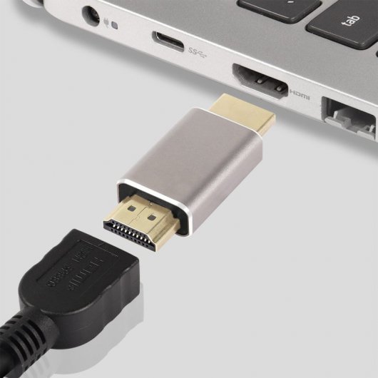 PcCom Essential Adaptador HDMI Macho a Macho a 8K V2.1