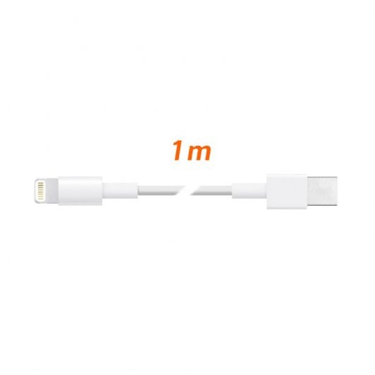 PcCom Essential Lightning para cabo USB-C 1m
