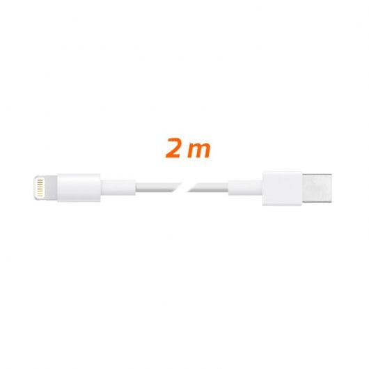PcCom Essential Lightning para cabo USB-C 2m