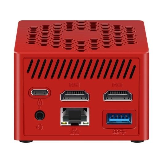Mini PC Leotec N100 Intel Core N100/12GB/256GB SSD/UHD Graphics Windows 11 Vermelho