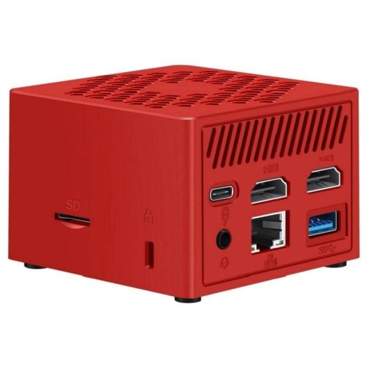 Mini PC Leotec N100 Intel Core N100/12GB/256GB SSD/UHD Graphics Windows 11 Vermelho