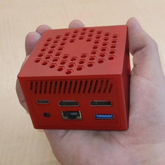 Mini PC Leotec N100 Intel Core N100/12GB/256GB SSD/UHD Graphics Windows 11 Vermelho