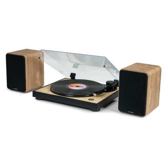 Thomson WS602DUO Altifalantes Bluetooth 100W Madeira