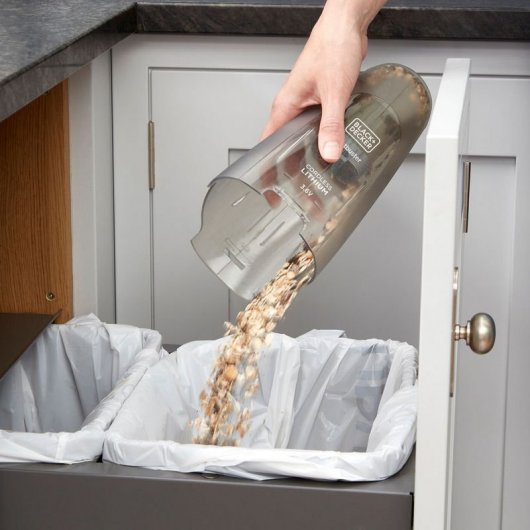 Black & Decker NVC115WA Kabelloser Handstaubsauger, 3,6 V, Blau/Grau