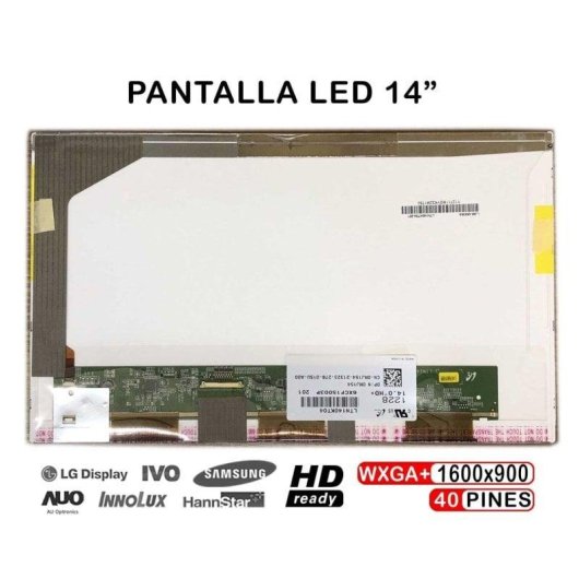 Écran LED 14" pour Portable Dell Latitude LP140WD1 TL M1 1600x900 40 broches
