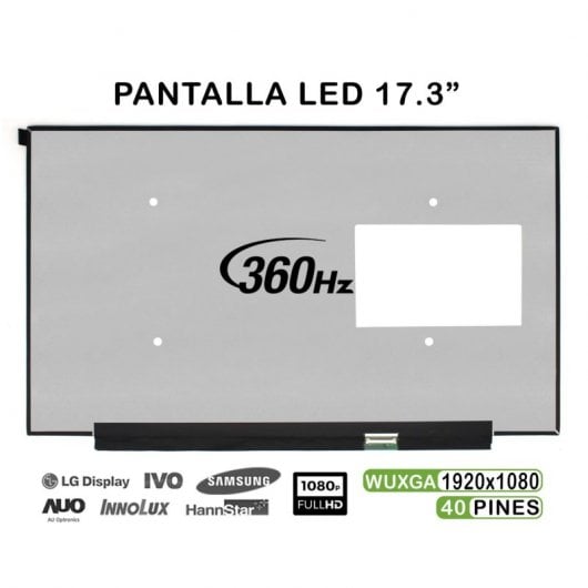 Schermo LED da 17,3" per laptop Ne173fhm-nz6 V8.0 360 Hz FHD 40 pin