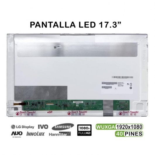 17,3-Zoll-LED-Bildschirm für Laptop N173hge-l11 N173hge-l21 Rev. C1 Dell Hc9gk Asus G75vw