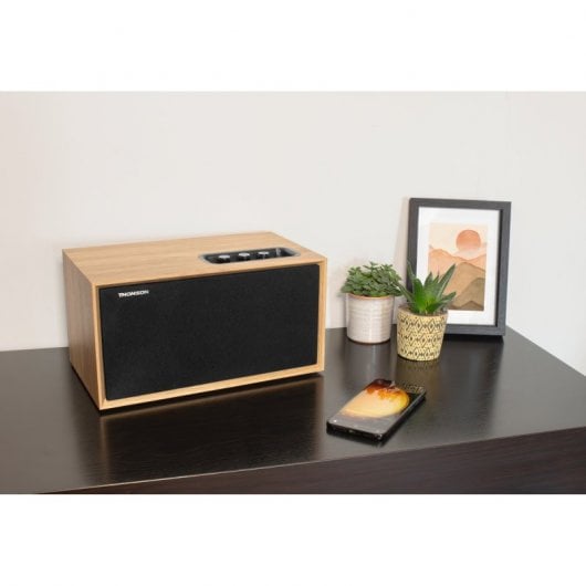 Thomson WS502 Altavoz Bluetooth de Madera 100W