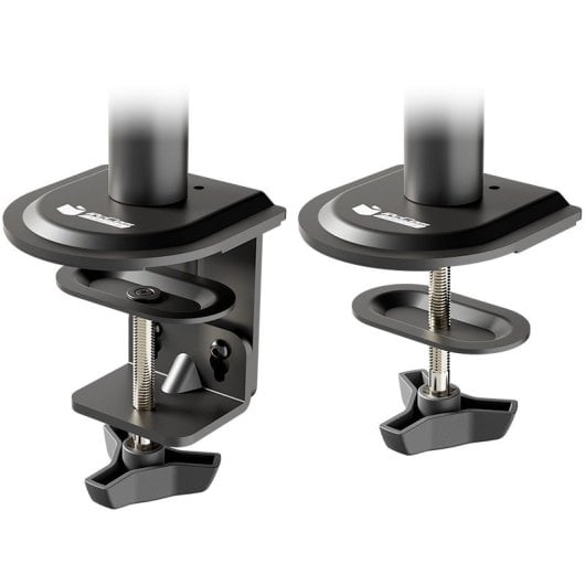 PcCom Essential Soporte 2 Monitores de 17-32" VESA 75x75/100x100 Máx 9Kg Negro