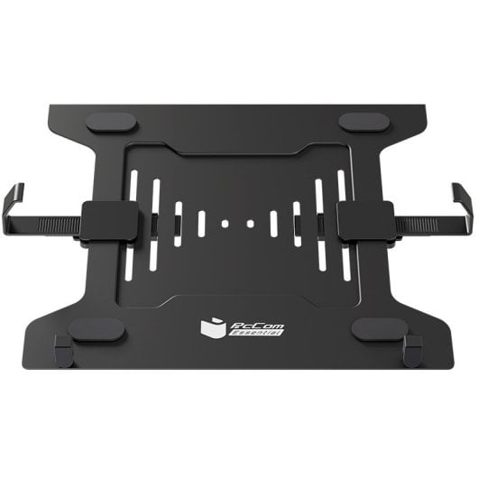 PcCom Essential Soporte Bandeja de Portátil Compatible VESA 75x75/100x100 Negro