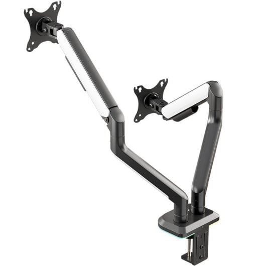 Tempest Soporte RGB 2 Monitores de 17"-32" VESA 75x75/100x100 Máx 9Kg Negro