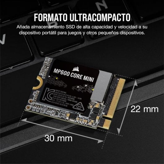 Corsair Force MP600 CORE MINI 1TB SSD NAND 3D TLC M.2 2230 PCI-E 4.0 4x NVMe 1.4