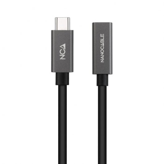 Nanocable 10.01.4400 cavo USB 0,5 m USB 3.2 Gen 2x2 USB C Nero