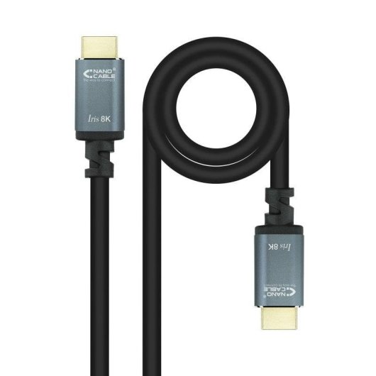 Cable HDMI 2.1 IRIS 8K Nanocable 5m Negro