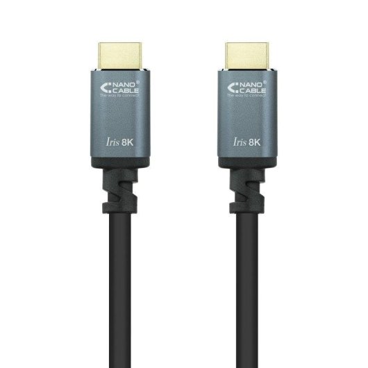 Cable HDMI 2.1 IRIS 8K Nanocable 5m Negro