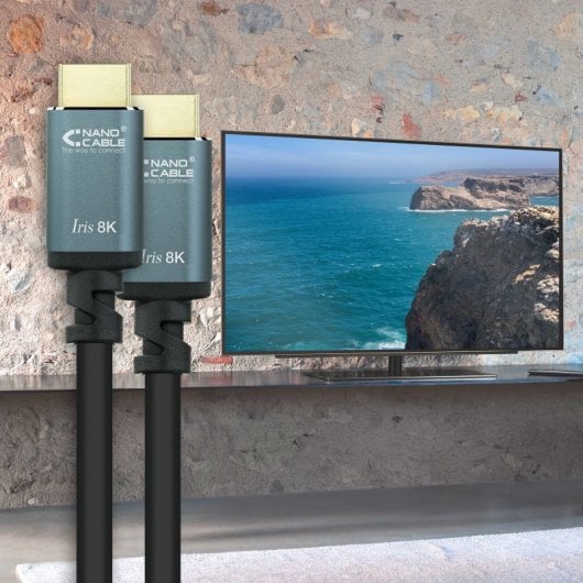 Nanocable HDMI 2.1 Kabel IRIS 8K A/M-A/M Schwarz 5m