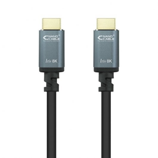 Nanocable Cable HDMI 2.1 IRIS 8K A/M-A/M Negro 10m
