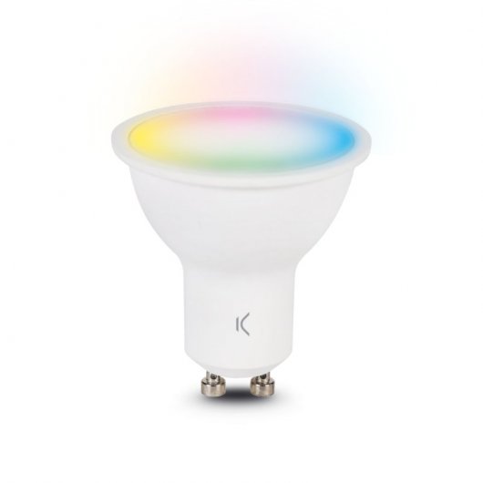 Ksix Bombilla Smartled GU10 5.5W 400Lm RGB+CCT 2 Unidades