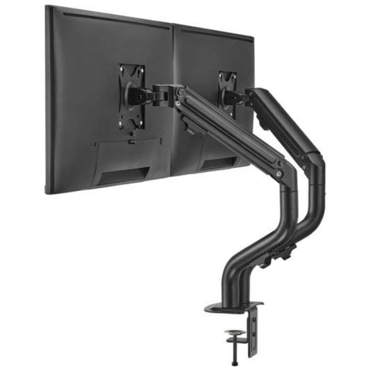 Ewent EW1534 Soporte de Escritorio para Monitor Doble  de 17" a 32" Negro