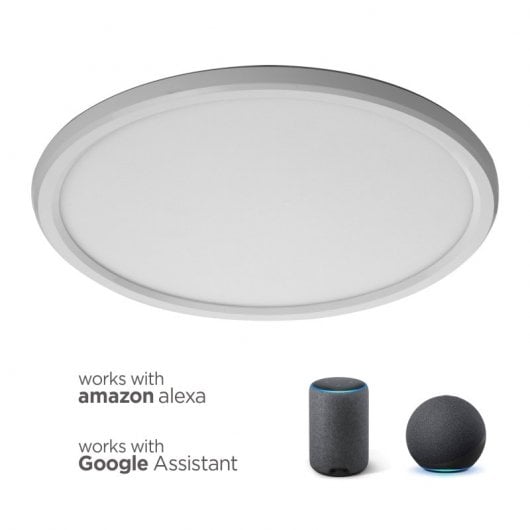 Ksix Duo Smartled plafon 42cm 24W 2450 Lm RGB+CCT Branco