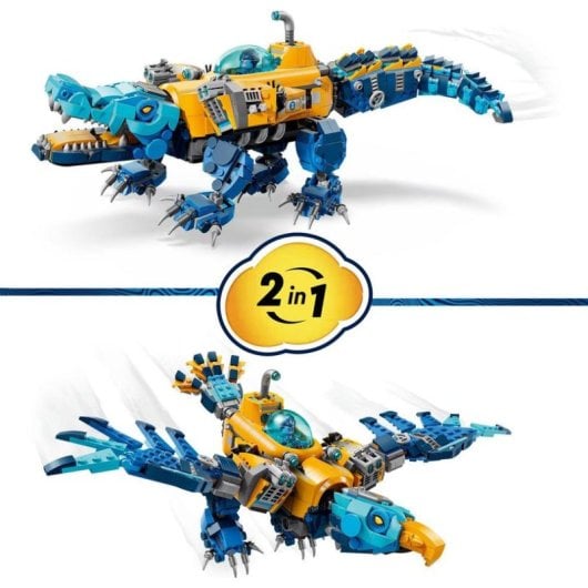 Bauset LEGO Dreamzzz 71512 Krokodil-U-Boot 1107 Teile 3 Minifiguren
