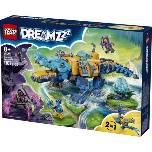 Bauset LEGO Dreamzzz 71512 Krokodil-U-Boot 1107 Teile 3 Minifiguren