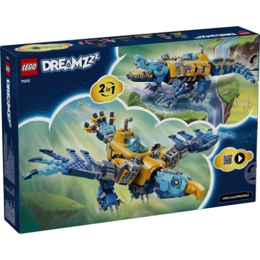 Bauset LEGO Dreamzzz 71512 Krokodil-U-Boot 1107 Teile 3 Minifiguren