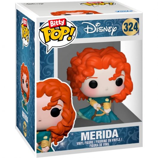 Funko Bitty Pop Disney Princesses Pack 4 Rapunzel/Merida/Moana/Misteriosa figura