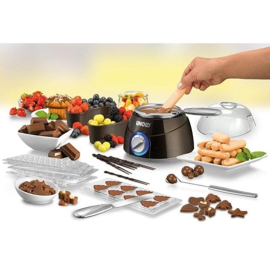 Machine à chocolat Unold 48667 0.25L Plastique Marron Argent Température réglable