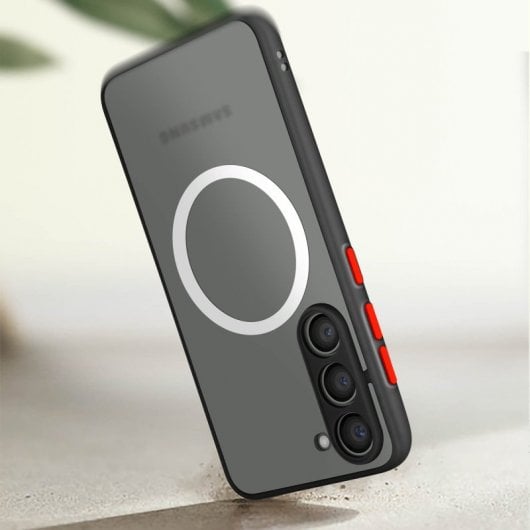 Funda Rígida Fina Magsafe Para Samsung S23 Plus Hybrid Con Bordes Redondeados