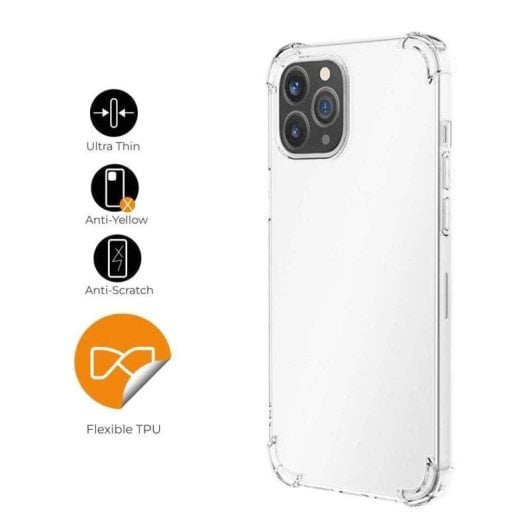 Funda para móvel OcioDual TPU Transparente Canto Reforçado para iPhone 12 Pro Max