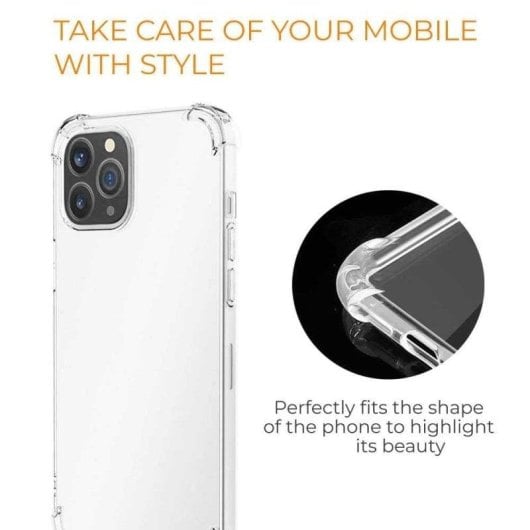 Funda para móvel OcioDual TPU Transparente Canto Reforçado para iPhone 12 Pro Max