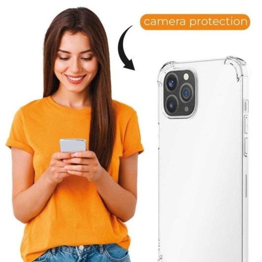 Funda para móvel OcioDual TPU Transparente Canto Reforçado para iPhone 12 Pro Max