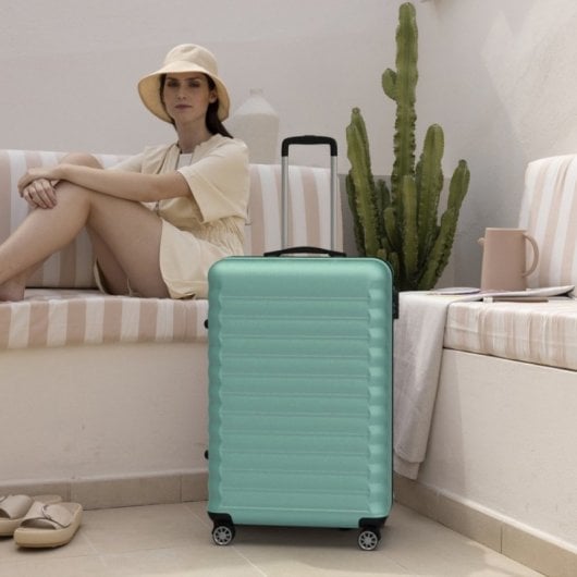 Numada Upfly Grande valise de voyage 28' Abs (75x49x29cm) Vert
