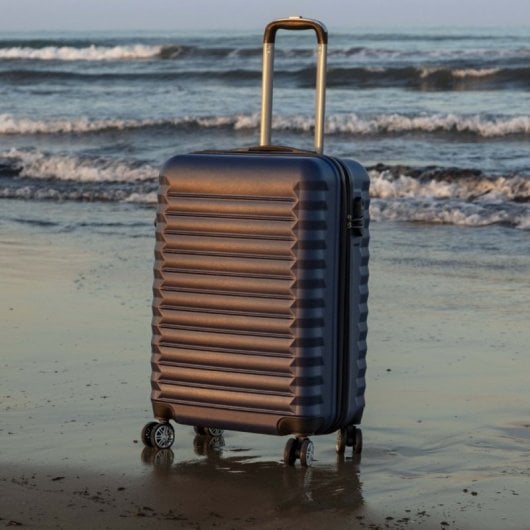 Numada Upfly Maleta de Viaje Grande 28' ABS (75x49x29cm) Azul Marino