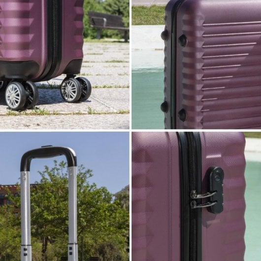 Mala de viagem numada Upfly Cabin 20' Abs (53x33,5x22cm) Bordeaux