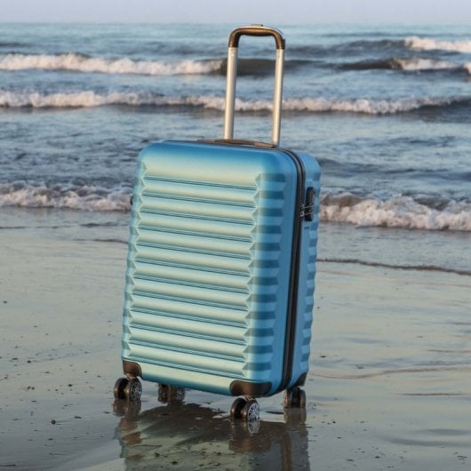 Mala de viagem grande Numada Upfly 28' Abs (75x49x29cm) Azul elétrico