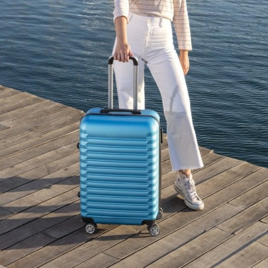 Valise de voyage cabine Numada Upfly 20' Abs (53x33,5x22cm) Bleu électrique