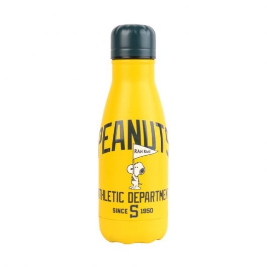 Erik Editores Metallic-Flasche Hot&Cold 260 ml Snoopy