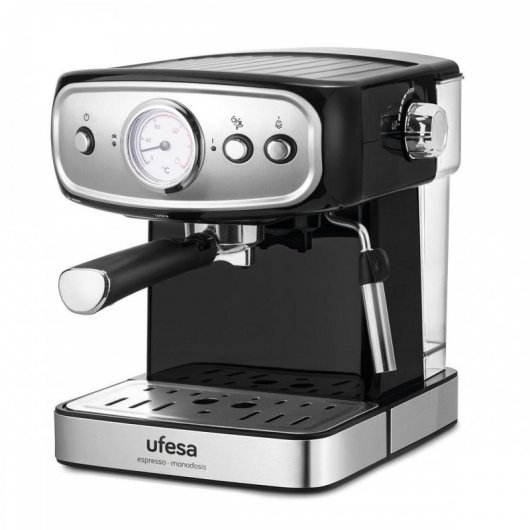 Cafetière expresso Ufesa Brescia CE7244 1,5L 20 Bars Noir/Inox