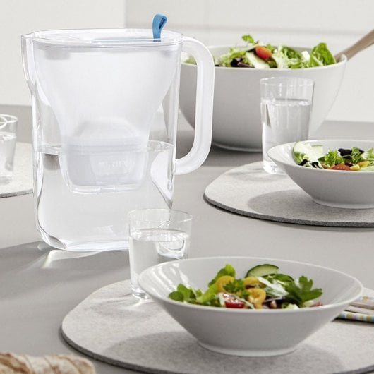 Brita Style Jarra Purificadora 2.4L Azul + 3 Filtros Maxtra Pro