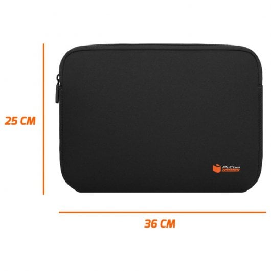 PcCom Essential Funda de Neopreno Negra para Portátil 14"