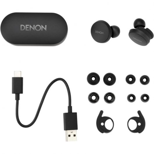 Denon PerL Auriculares Bluetooth True Wireless com Cancelamento de Ruído