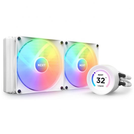 NZXT Kraken Elite 280 RGB Processore Raffreddatore di liquidi tutto in uno 14 cm Bianco 1 pz