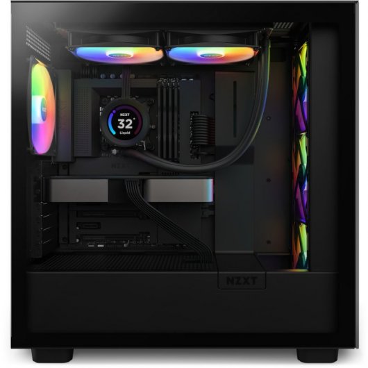 NZXT Kraken Elite 280 RGB Processore Raffreddatore di liquidi tutto in uno 14 cm Nero 1 pz